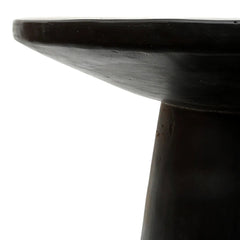La table d'appoint conique Timber - Noir - 50"