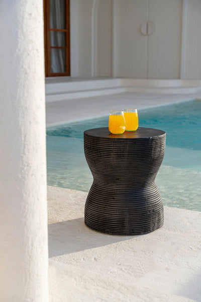 Le tabouret Kotoran - Noir