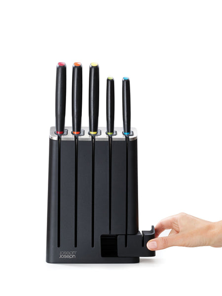 Elevate knife block with 5 knives