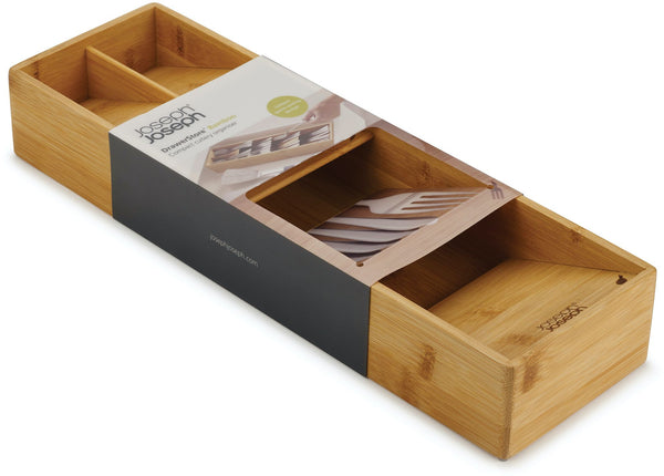 DrawerStore Bamboe Besteklade-organizer