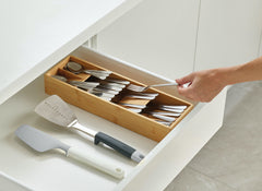 DrawerStore Bamboe Besteklade-organizer