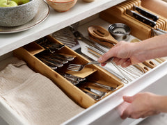 DrawerStore Bamboe Besteklade-organizer