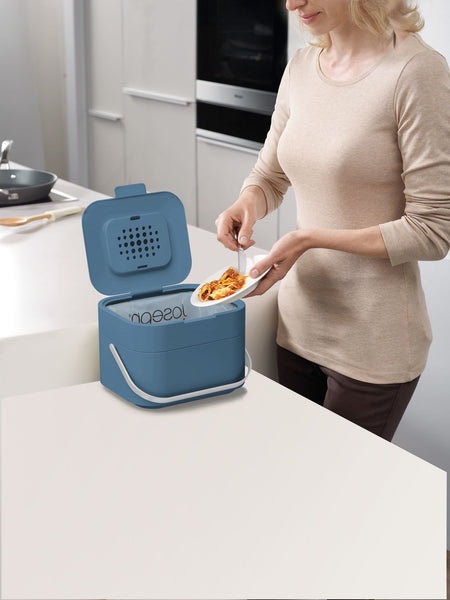 Bac à compost de cuisine Stack 4 L Édition Ciel