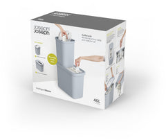 GoRecycle Recycling Trash Bin Set 32 L and 2×7 L