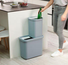 GoRecycle Recycling Trash Bin Set 32 L and 2×7 L