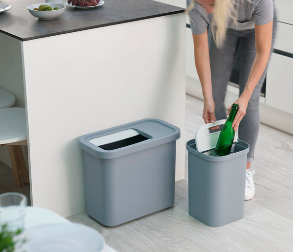 GoRecycle Recycling Trash Bin Set 32 L and 2×7 L