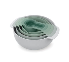 Nest 9 Plus bowl set with measuring spoons, 9-piece set, Editions Sage