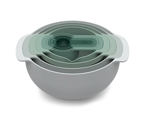 Nest 9 Plus bowl set with measuring spoons, 9-piece set, Editions Sage