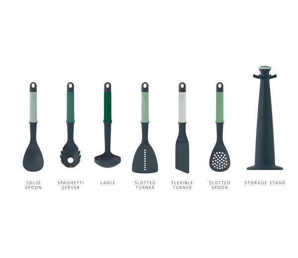 Elevate Carousel with 6 Kitchen Tools, Sage Edition
