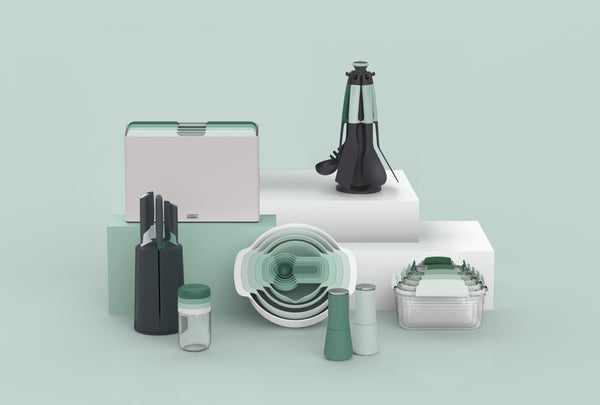 Elevate Carousel with 6 Kitchen Tools, Sage Edition