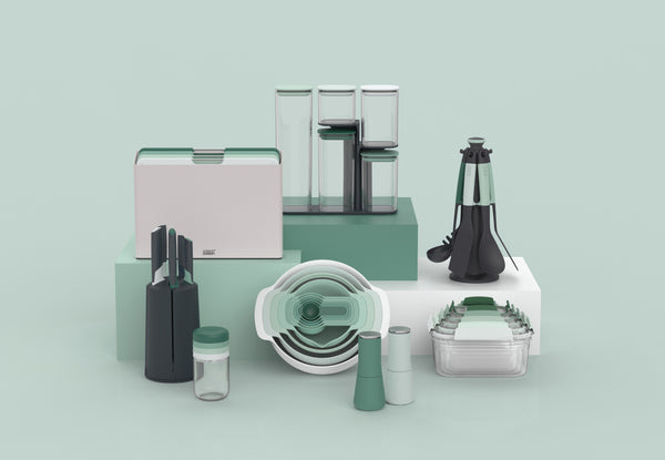 Elevate Carousel with 6 Kitchen Tools, Sage Edition