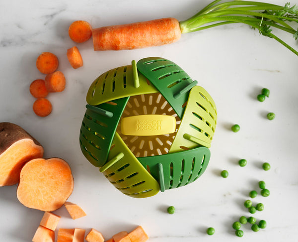 Foldable steamer basket