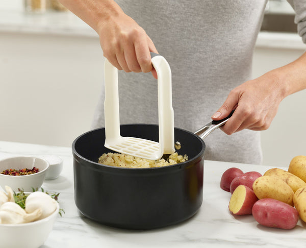 Presse-purée ergonomique