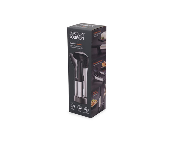 Elevate Fusion 4-Piece Kitchen Utensils with Holder