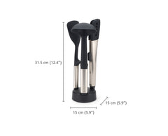 Elevate Fusion 4-Piece Kitchen Utensils with Holder