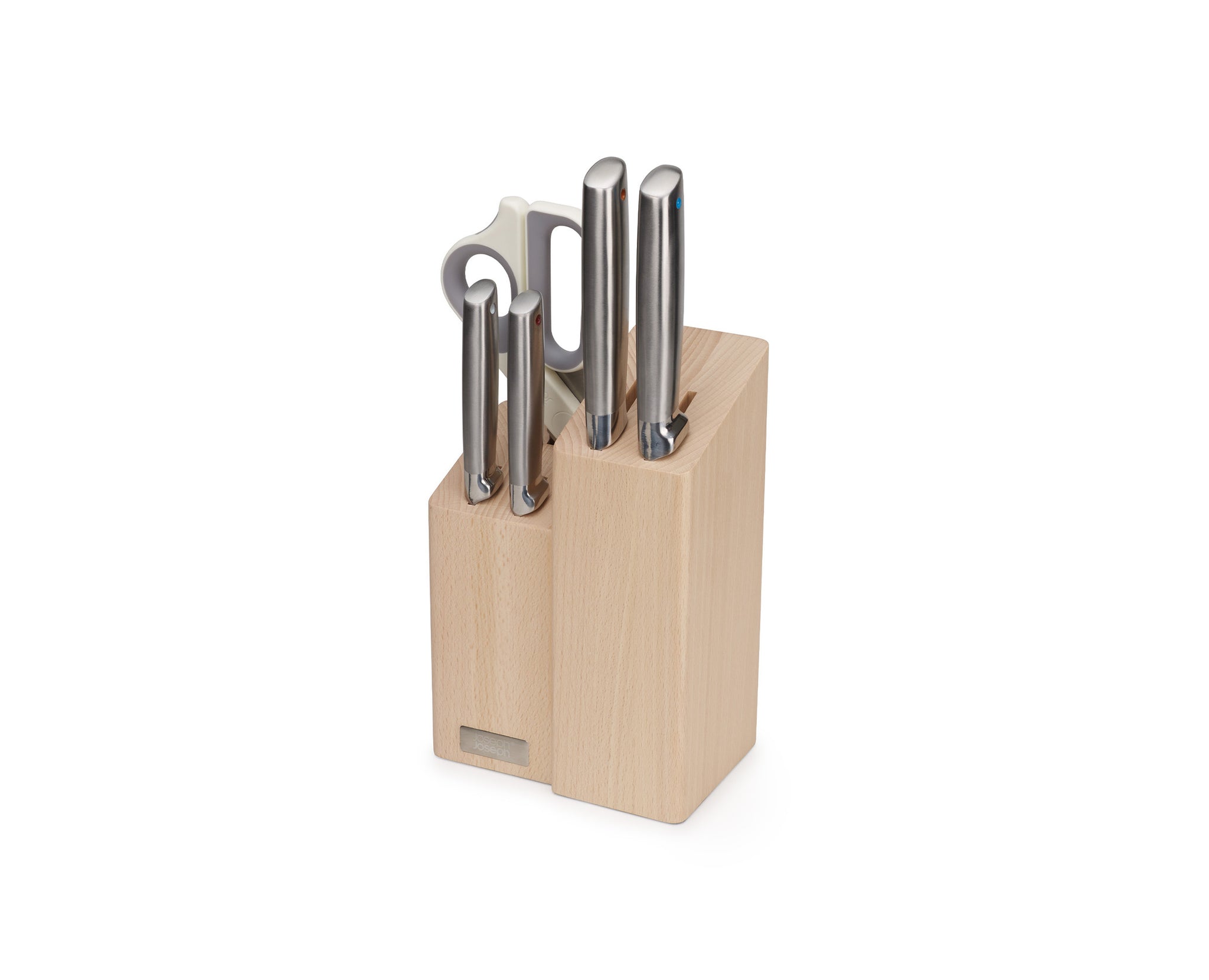 Elevate Fusion 5-Piece Knife and Scissors Set with Holder