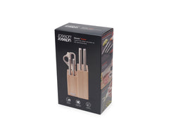 Elevate Fusion 5-Piece Knife and Scissors Set with Holder