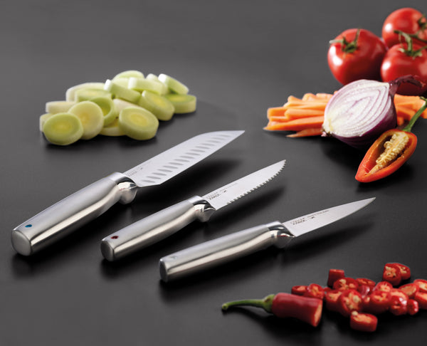 Elevate Fusion 5-Piece Knife and Scissors Set with Holder