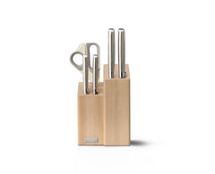 Elevate Fusion 5-Piece Knife and Scissors Set with Holder