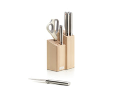 Elevate Fusion 5-Piece Knife and Scissors Set with Holder