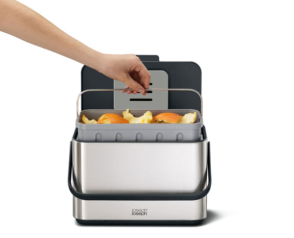 Collecteur de compost de cuisine avec seau intérieur 4 litres
