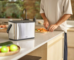 Collecteur de compost de cuisine avec seau intérieur 4 litres