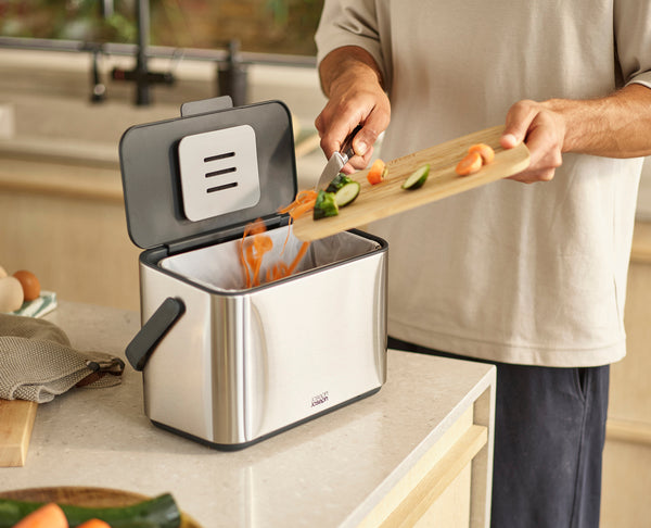 Collecteur de compost de cuisine avec seau intérieur 4 litres