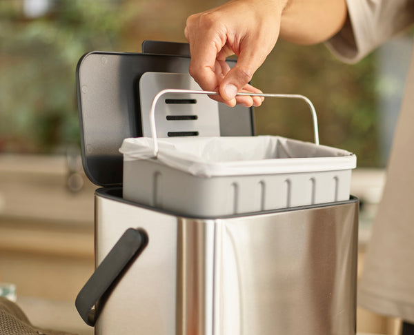 Collecteur de compost de cuisine avec seau intérieur 4 litres