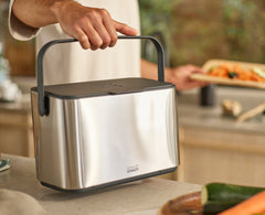 Collecteur de compost de cuisine avec seau intérieur 4 litres