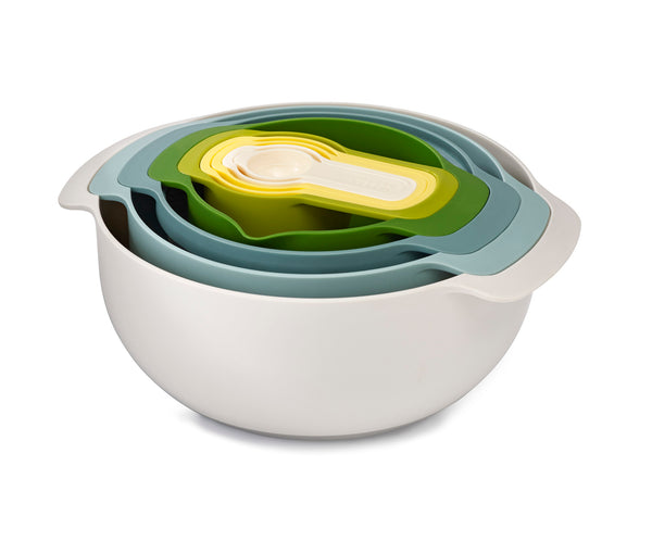 Nesting bowls and measuring spoons set of 9 pieces