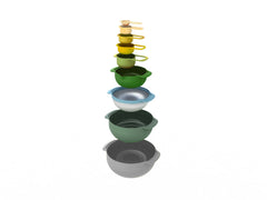 Nesting bowls and measuring spoons set of 9 pieces