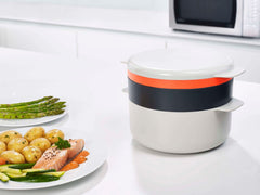 M-Cuisine Stackable Steam Basket for Microwave