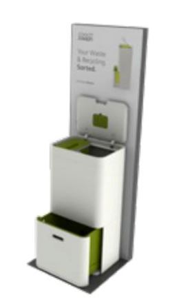 POS Intelligent Waste Floor Display Standing
