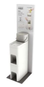 POS Display Intelligente Afvalstapel Vloerstandaard