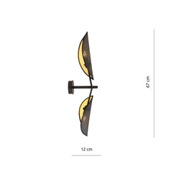 "VENE K2 BLACK/GOLD" translates to "VENE K2 BLACK/GOLD"