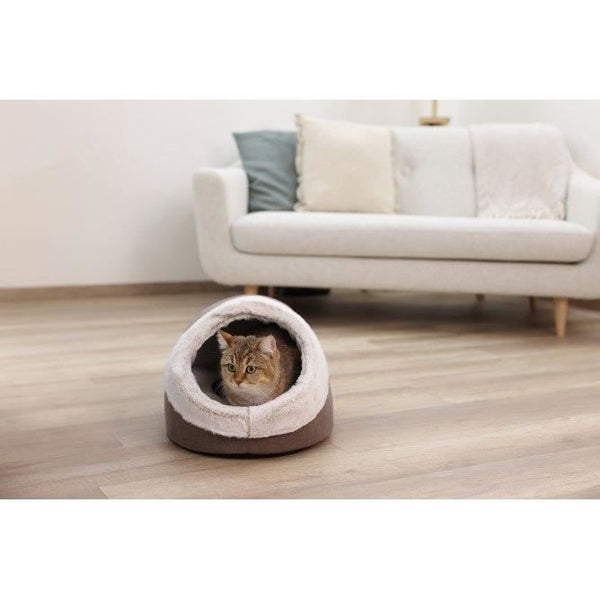 Cat igloo - KERBL - JANA - 37 x 45 x 30 cm - Brown