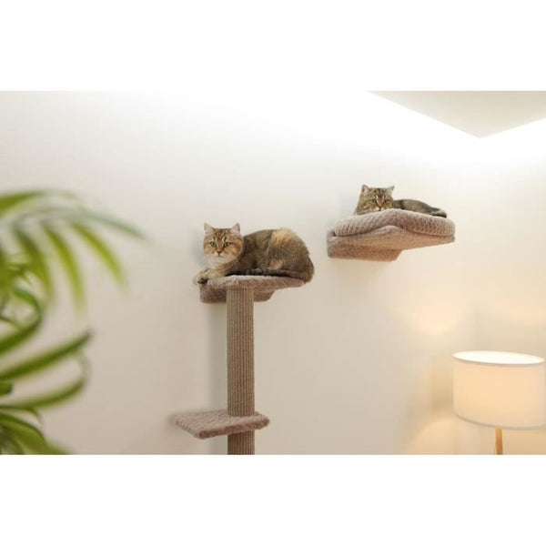 Climbing wall for cats - KERBL - MONTE ALPI - 8 pieces - Grey - Climbing tower