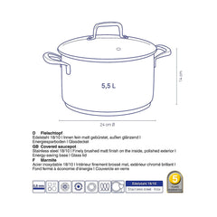 "Flavoria Roasting Pan 5.5 liters"