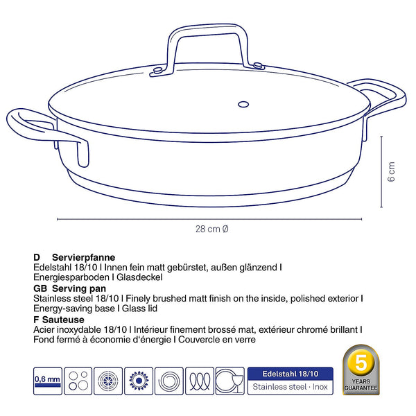 Flavoria Frying Pan Ø 28 cm