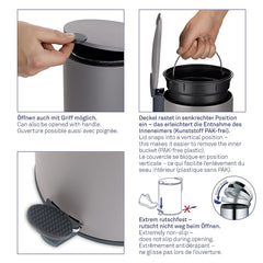 Mats Pedal Bin 12 Liters