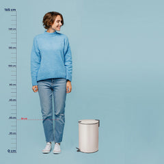 Poubelle à pédale Mats 12 litres