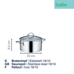 Cailin Frying Pan with Lid 3 liters