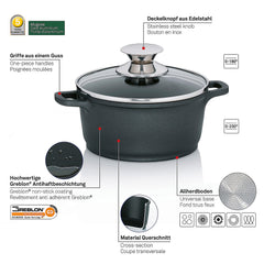 Casserole Kerros avec couvercle 1 litre