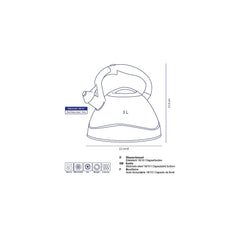 Varus Whistling Kettle 3 liters
