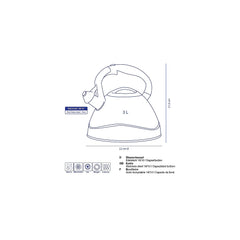 Varus Whistling Kettle 3 liters
