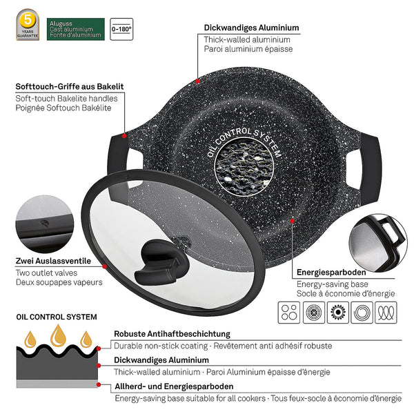 Stella Nova Saucepan with Lid 3.5 liters