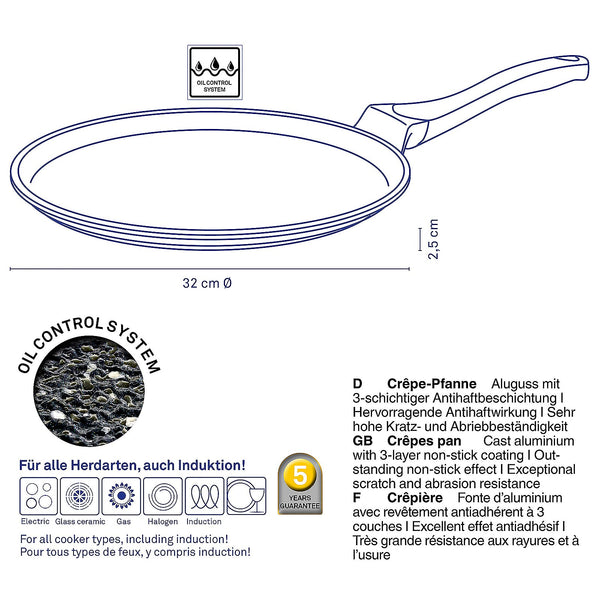 Stella Nova Pancake Pan Ø 32 cm