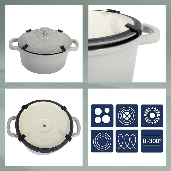 Warm Casserole Dish with Lid 9.5 liters