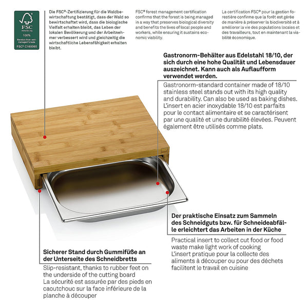 "Kenina Cutting Board Set of 2 Pieces"