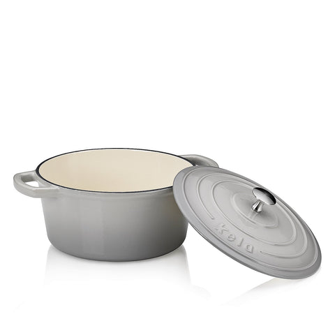 Warm Casserole Dish with Lid Round 3.8 liters